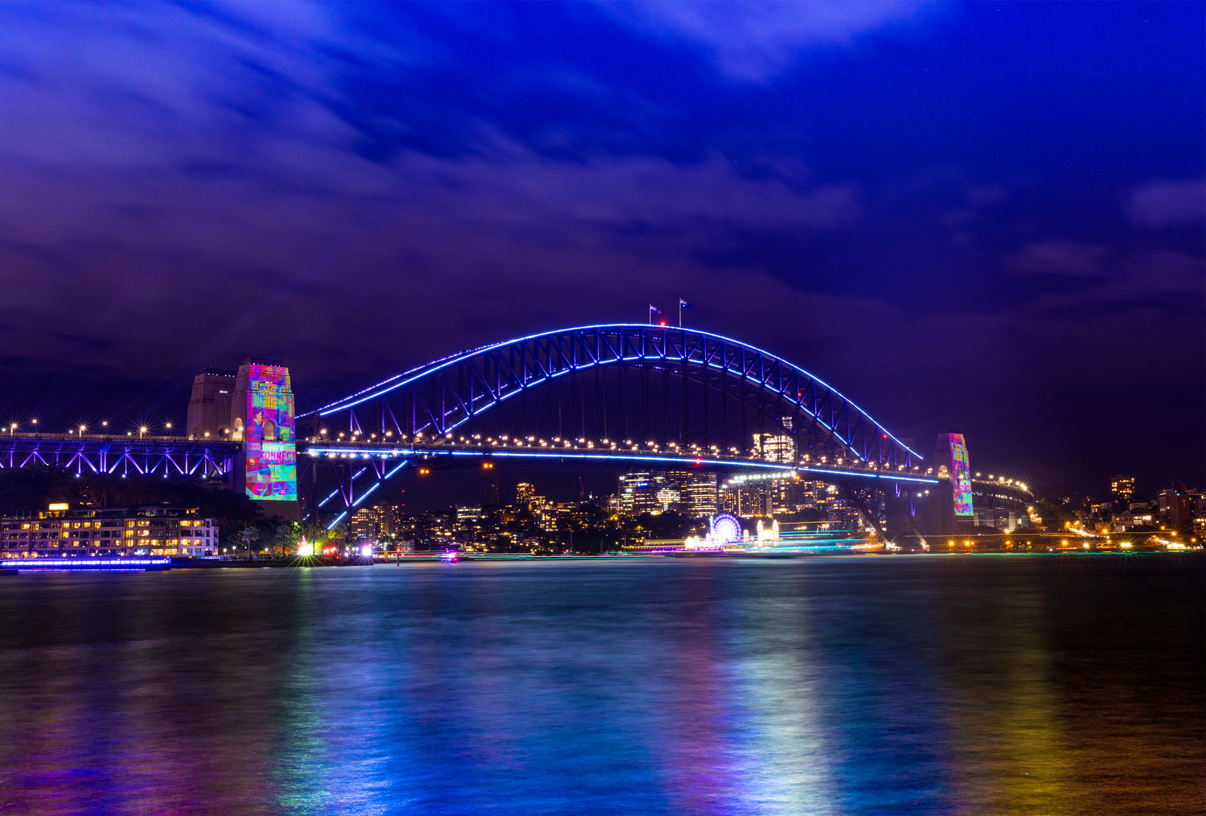 Sydney Harbour Bridge, Vivid 2022