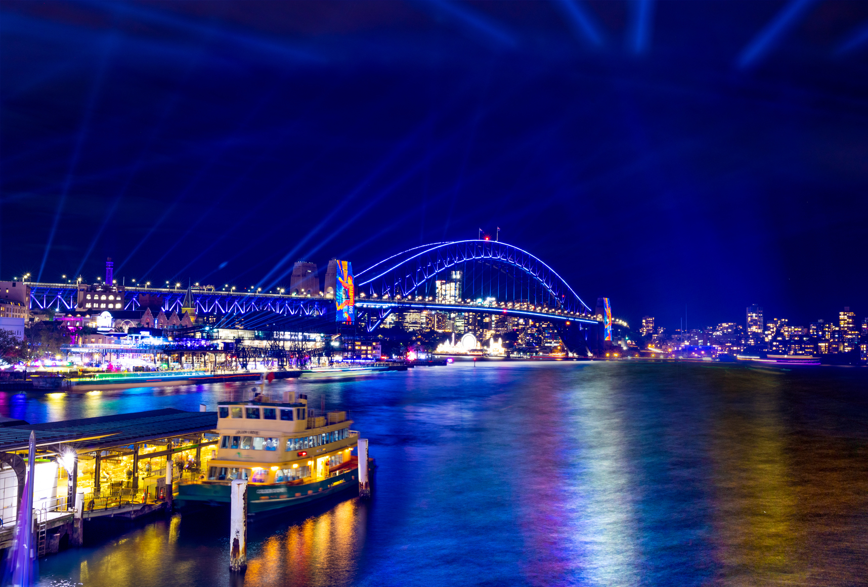 Sydney Harbour Bridge, Vivid 2022